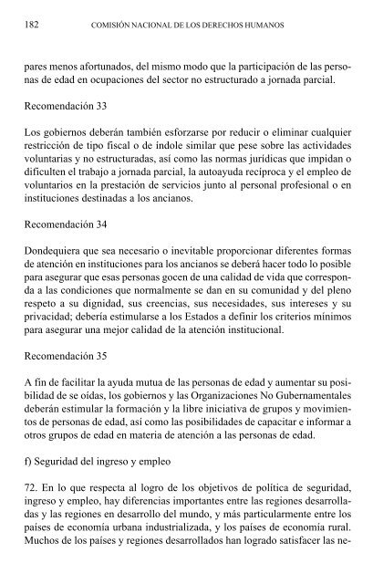 Panorama actual de los derechos humanos de las - ComisiÃ³n de ...