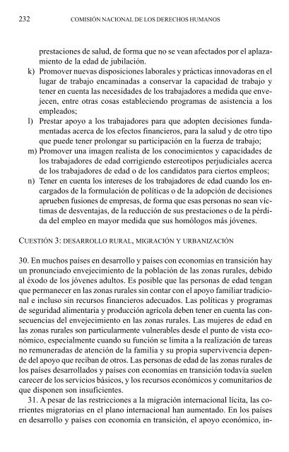 Panorama actual de los derechos humanos de las - ComisiÃ³n de ...