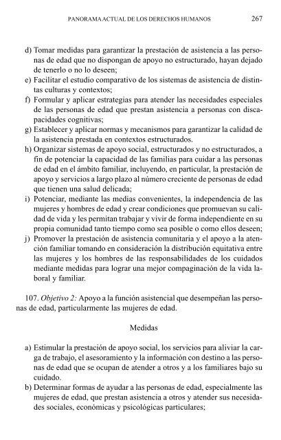 Panorama actual de los derechos humanos de las - ComisiÃ³n de ...