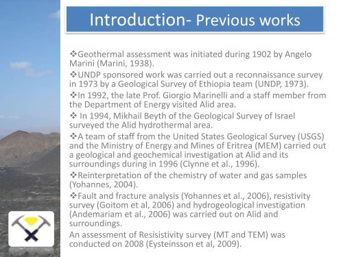 Geothermal Exploration in Eritrea