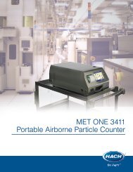 MET ONE 3411 Portable Airborne Particle Counter - MET ONE and ...