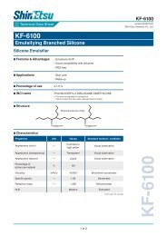 KF-6100 Emulsifying Branched Silicone