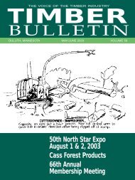 Timber Bulletin May/Jun - Minnesota Forest Industries