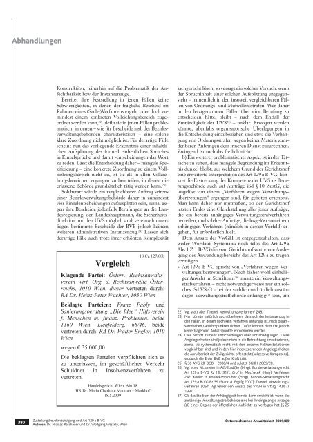 Anwaltsblatt 2009/09 - Die Österreichischen Rechtsanwälte