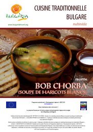 CUISINE TRADITIONNELLE BULGARE BoB chorBa - Bulgaria Travel