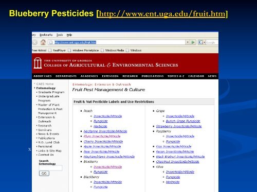 Southeastern Blueberry Insect & Mite Pest Management: Time In ...