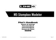 M5 Stompbox Modeler Pilot's Guide - Revision A - UniqueSquared ...