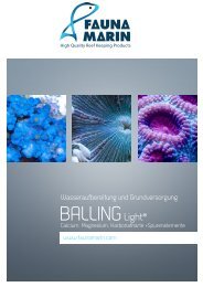 Balling-Light-Methode - Fauna Marin GmbH