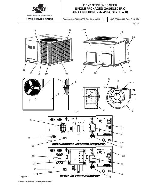 ddyz series - 13 seer single packaged gas/electric air ... - UPGNet