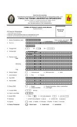 formulir pln - Fakultas Teknik UNDIP - Universitas Diponegoro