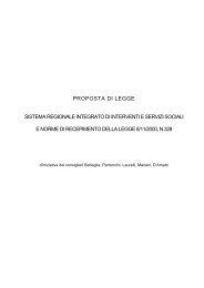 proposta di legge sistema regionale integrato di interventi e servizi ...