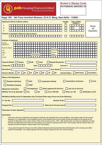 PNB Housing Finance FD.pdf - IFIN LTD