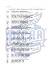 njcaa men's outdoor track and field national champions