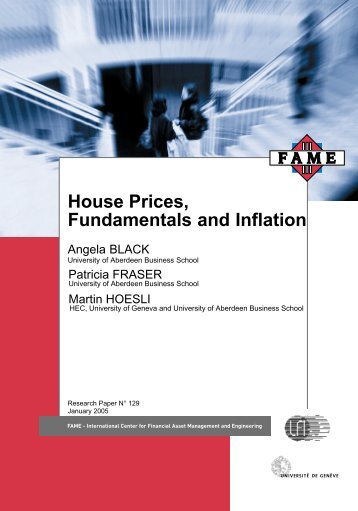 House Prices, Fundamentals and Inflation - Swiss Finance Institute