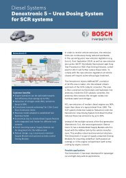 Denoxtronic 5 â Urea Dosing System for SCR systems - Bosch ...
