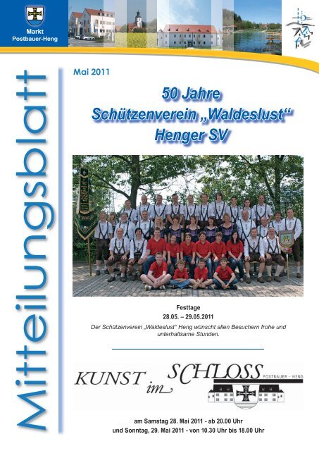 50 Jahre Schützenverein „Waldeslust“ Henger SV - Postbauer-Heng
