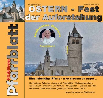 Pfarrblatt FrÃ¼hjahr 2013 - pfarre kitzbuehel