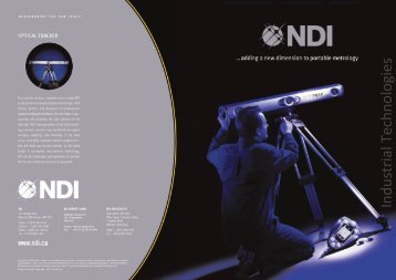 Optical Tracker NDI - Industrial Technologies