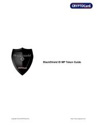 BlackShield ID MP Token Guide - SafeNet