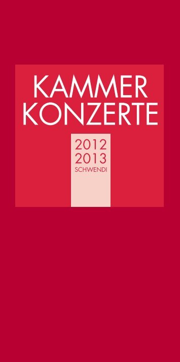 Kammerkonzert - Oberschwäbischer Hof