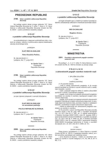 Uradni list RS - 047/2011, Uredbeni del - ObÄina IG