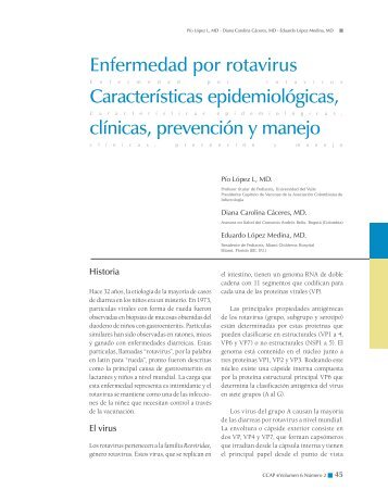 Enfermedad por rotavirus CaracterÃ­sticas epidemiolÃ³gicas, clÃ­nicas ...