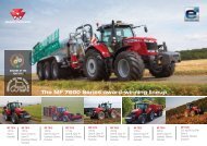 MF 7600 line-up - Massey Ferguson