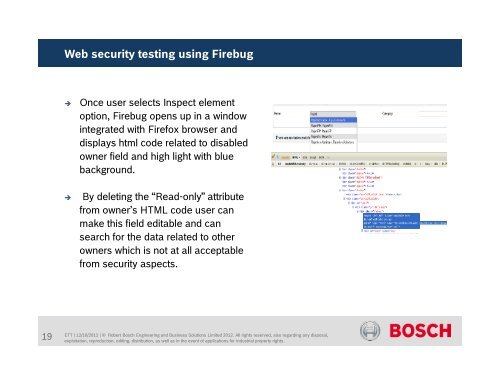 Web security testing using Burp and Firebug STC 2012 - QAI