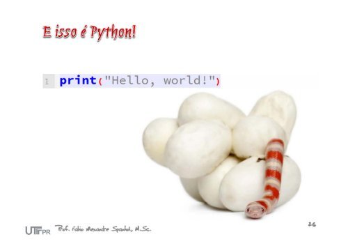 Breve IntroduÃ§Ã£o a Linguagem Python - INF-Unioeste