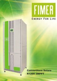 Manuale utente inverter R1200 con tre MPPT - FIMER