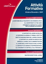 Scarica la Brochure completa di tutti i convegni/seminari