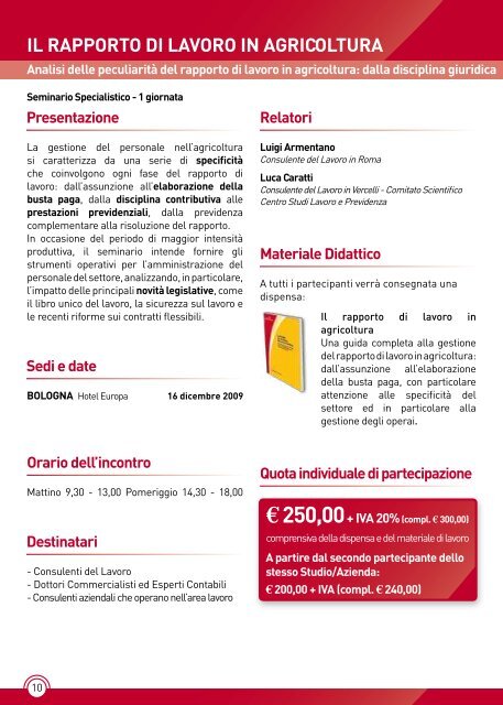 Scarica la Brochure completa di tutti i convegni/seminari