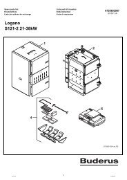 Logano S121-2 21-38kW - Buderus