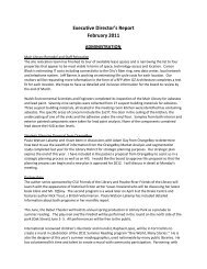 Executive Director's Report February 2011 - Poudre River Public ...