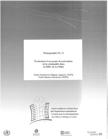 Document PDF - Réseau québécois des villes et villages en santé