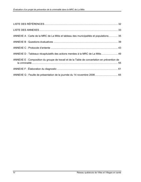 Document PDF - Réseau québécois des villes et villages en santé