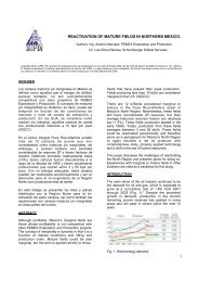 reactivation of mature fields in northern mexico. - cedip