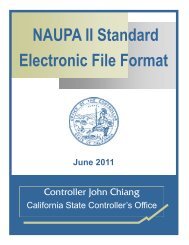 NAUPA II Standard Electronic File Format - California State ...
