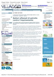 Batteri affamati di petrolio contro l'inquinamento - Ufficio Stampa ...