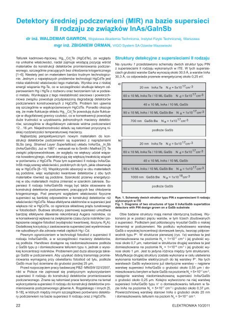 Elektronika 2011-10 I.pdf - Instytut SystemÃ³w Elektronicznych ...