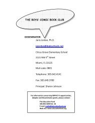 Boys Comic Book Club - The Education Fund