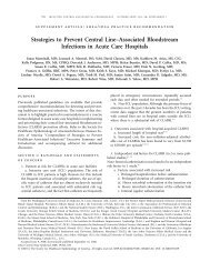 Strategies to Prevent Central LineâAssociated Bloodstream ...