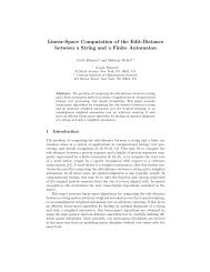 Linear-Space Computation of the Edit-Distance between a String ...