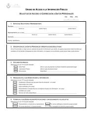 Solicitud de Acceso o CorrecciÃ³n a Datos Personales - ContralorÃ­a ...