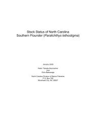 Southern Flounder Stock Assessment - Division of Marine Fisheries