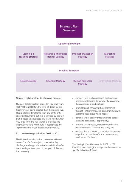 estate strategy 2007-2017 - Publication Scheme - University of Stirling