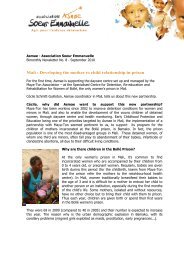 Mali : Developing the mother to child relationship in prison - Asmae