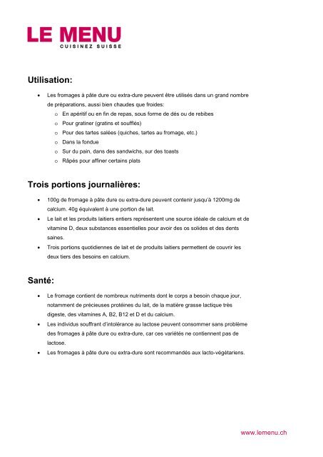 Qu'est-ce que le fromage à pâte dure ou extra-dure? Description du ...