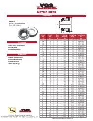 METRIC SIZES - U.S. Seal Mfg.