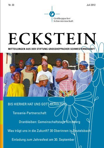 Eckstein – Unser Mitteilungsblatt - Großheppacher Schwesternschaft